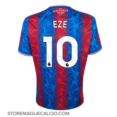 Crystal Palace Eberechi Eze #10 Maglia Gara Casa Repliche 2024-25 Maniche Corte Crystal Palace Eberechi Eze #10 Maglia Gara Casa Repliche 2024-25 Maniche Corte